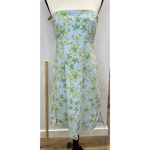 Govango‎ Multicolor Print Strapless Dress Size 12 Summer Fun Sundress